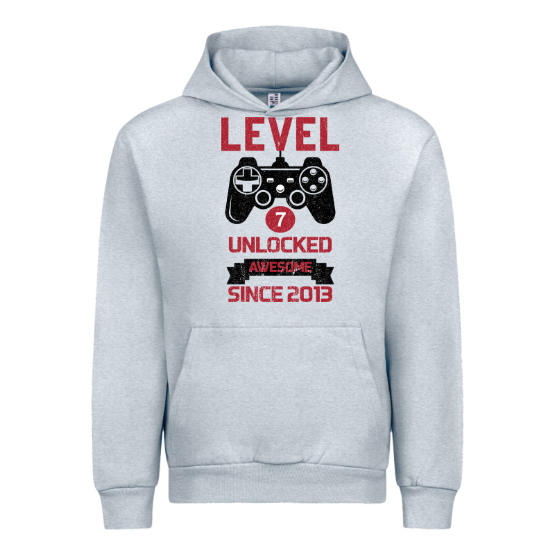 Kids Level 7 Unlocked Awesome Since 2013 Urban Hoodie by Bettercallsaul | Teevron
