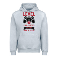 Heather Grey Kids Level 7 Unlocked Awesome Since 2013 Urban Hoodie - Bettercallsaul