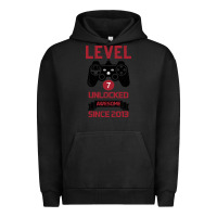 Pigment Black Kids Level 7 Unlocked Awesome Since 2013 Urban Hoodie - Bettercallsaul