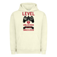Pigment Pistachio Kids Level 7 Unlocked Awesome Since 2013 Urban Hoodie - Bettercallsaul
