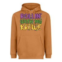 Meerkat rollin with my krewe Heavyweight Hoodie - MaliasSmallBusiness