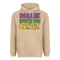 Mushroom rollin with my krewe Heavyweight Hoodie - MaliasSmallBusiness