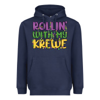 Rollin With My Krewe Heavyweight Hoodie | Teevron