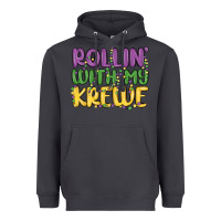 Smoke rollin with my krewe Heavyweight Hoodie - MaliasSmallBusiness