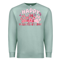 Seafoam happy valentine's day Premium Sweatshirt - MaliasSmallBusiness