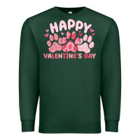 Sports Green happy valentine's day Premium Sweatshirt - MaliasSmallBusiness