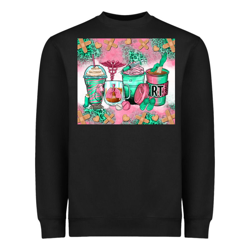 Respiratory Therapist Coffee Cups Heavyweight Sweatshirt by Zillion Design Studio | Teevron