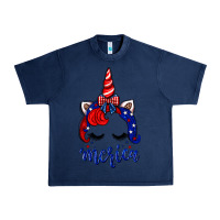 Navy 4th of July unicorn Urban Heavy Tee - Neo Western