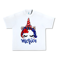 White 4th of July unicorn Urban Heavy Tee - Neo Western