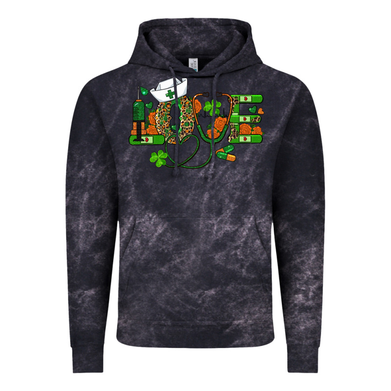 St Patricks Day Love Nurse Vintage Hoodie by RanaPortraitStore | Teevron