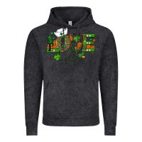 Vintage Black st patricks day love nurse Vintage Hoodie - RanaPortraitStore