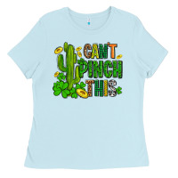 Baby Blue cant pinch this with clovers Ladies Tee - AdoDesignShop