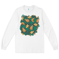 White christmas gingerbread cookies patch Long Sleeve Tee - BundleAndBundleShop
