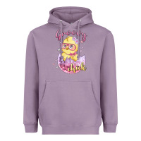 Lavender groovy chick easter Heavyweight Hoodie - MaliasSmallBusiness