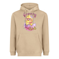 Mushroom groovy chick easter Heavyweight Hoodie - MaliasSmallBusiness