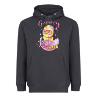 Smoke groovy chick easter Heavyweight Hoodie - MaliasSmallBusiness