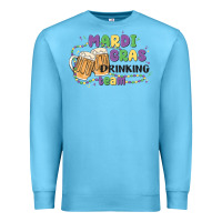 Ocean Blue mardi gras drinking team Premium Sweatshirt - MaliasSmallBusiness
