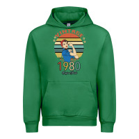 Emerald Vintage 1980 Original Parts Women 40th Birthday Urban Hoodie - Bettercallsaul