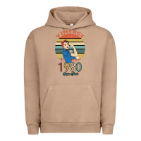 Pigment Burro Vintage 1980 Original Parts Women 40th Birthday Urban Hoodie - Bettercallsaul