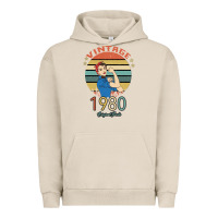 Pigment French Oak Vintage 1980 Original Parts Women 40th Birthday Urban Hoodie - Bettercallsaul