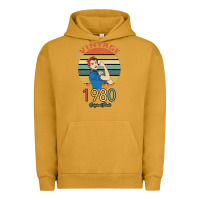 Pigment Peanut Butter Vintage 1980 Original Parts Women 40th Birthday Urban Hoodie - Bettercallsaul