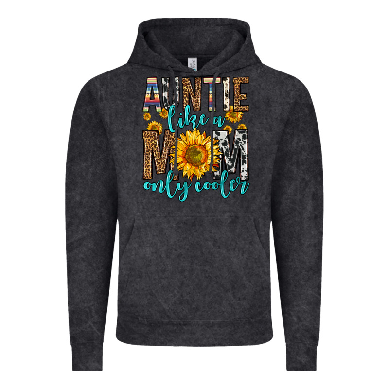 Auntie Like A Mom Only Cooler Vintage Hoodie by Zillion Design Studio | Teevron