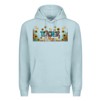 Blue Mist teacher vibes libbey glass Premium Hoodie - BundleAndBundleShop