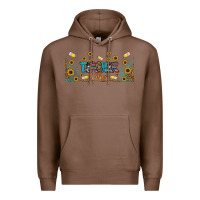 Chestnut teacher vibes libbey glass Premium Hoodie - BundleAndBundleShop