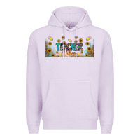 Lilac teacher vibes libbey glass Premium Hoodie - BundleAndBundleShop