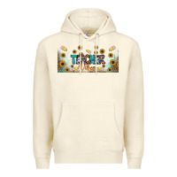Sandshell teacher vibes libbey glass Premium Hoodie - BundleAndBundleShop