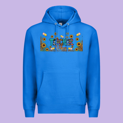 Teacher Vibes Libbey Glass Premium Hoodie Designed By Bundleandbundleshop