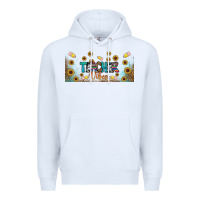White teacher vibes libbey glass Premium Hoodie - BundleAndBundleShop