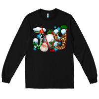 Black joy with golf and santas Long Sleeve Tee - AdoDesignShop