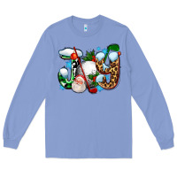 Joy With Golf And Santas Long Sleeve Tee | Teevron