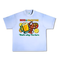 Grape Ice beer&crawfish that's why i'm here Urban Heavy Tee - FaDigitalArtStudio