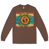 Chestnut football leopard turquoise sunflower Long Sleeve Tee - JahusDesignShop