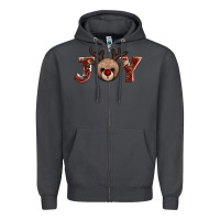 Smoke joy reindeer Zipper Hoodie - AdoDesignShop