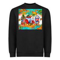 Black puerto rico coffee cups Heavyweight Sweatshirt - Zillion Design Studio