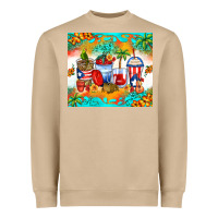 Mushroom puerto rico coffee cups Heavyweight Sweatshirt - Zillion Design Studio