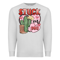 Dove Grey stuck on you Premium Sweatshirt - MaliasSmallBusiness