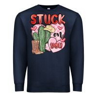 Navy stuck on you Premium Sweatshirt - MaliasSmallBusiness