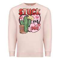 Pale Pink stuck on you Premium Sweatshirt - MaliasSmallBusiness