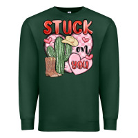 Sports Green stuck on you Premium Sweatshirt - MaliasSmallBusiness