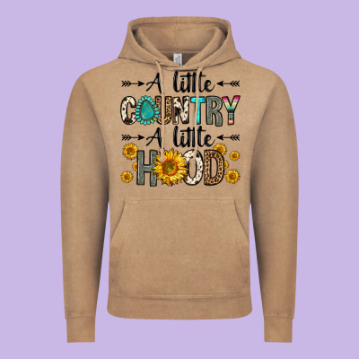 A Little Country A Little Hood Vintage Hoodie Designed By Zillion Design Studio
