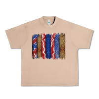Burro 4th of July brushstroke Urban Heavy Tee - CowGirlArtShop