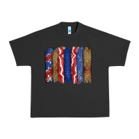 Pigment Black 4th of July brushstroke Urban Heavy Tee - CowGirlArtShop