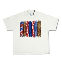 Pistachio 4th of July brushstroke Urban Heavy Tee - CowGirlArtShop