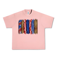Salmon 4th of July brushstroke Urban Heavy Tee - CowGirlArtShop