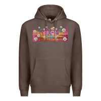 Coffee teacher life libbey glass Premium Hoodie - BundleAndBundleShop