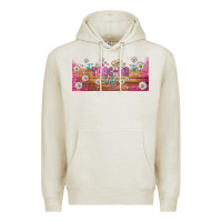 Oatmeal Heather teacher life libbey glass Premium Hoodie - BundleAndBundleShop